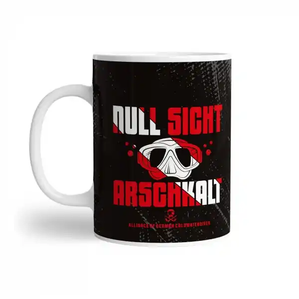 Abverkauf Tasse Logo NULL SICHT - ARSCHKALT