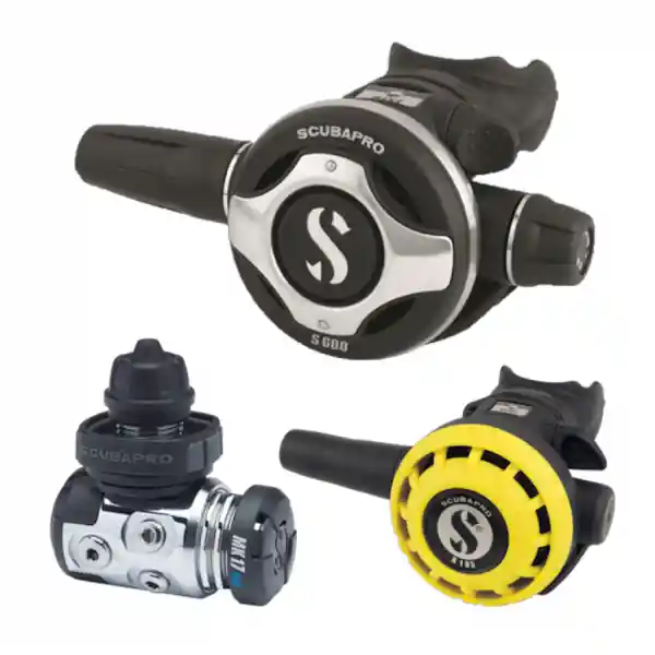 Abverkauf Scubapro MK17 EVO / S600 / R195 Octopus Atemregler-Set