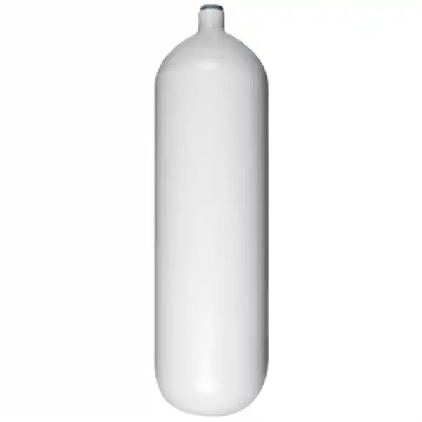 Polaris Tauchflasche (nur Flaschenkörper) - 10 L - 300 bar - weiß Zertifiziert