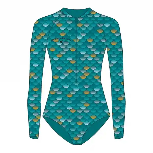 Sale Mahina Mermaid SurfSuit (Oberteil) - Aquamarine