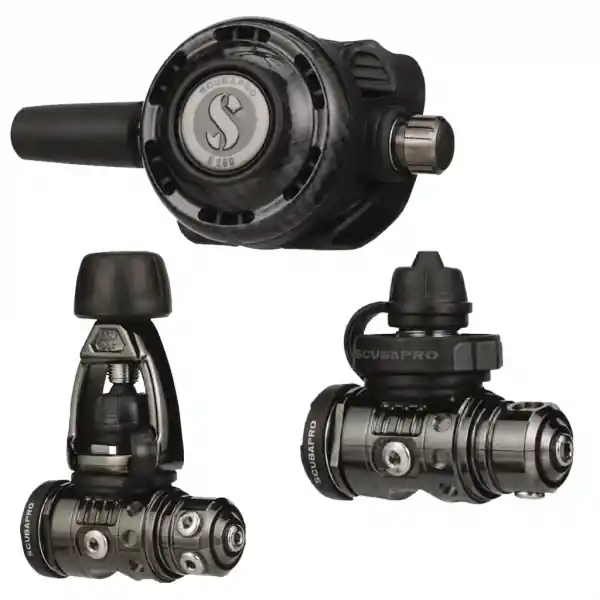 Wochenendangebot Scubapro MK19 Evo Black Tech / G260 Carbon Black Tech - Atemregler