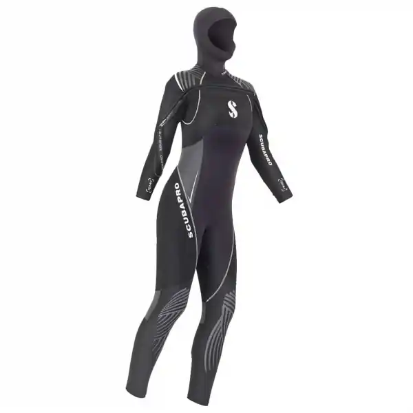Expressversand Scubapro Definition 7 mit Front Zip und Kopfhaube - Damen