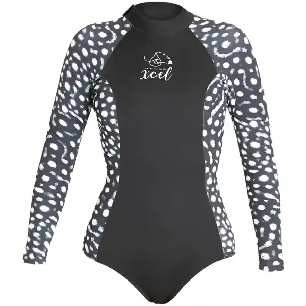 Preis Gesenkt Xcel Axis 2 mm L/S Back Zip Springsuit - Neoprenbody - Whale Shark - Gr. 2