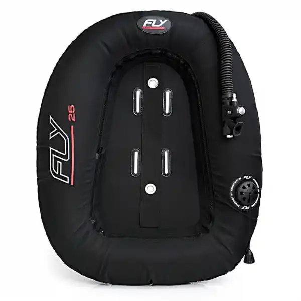 Markenware Finnsub Fly 25D Black Wing - Donut-Blase