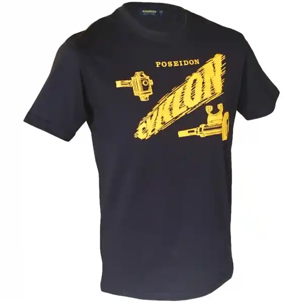 Poseidon T-Shirt Cyklon - Navy Neue Kollektion