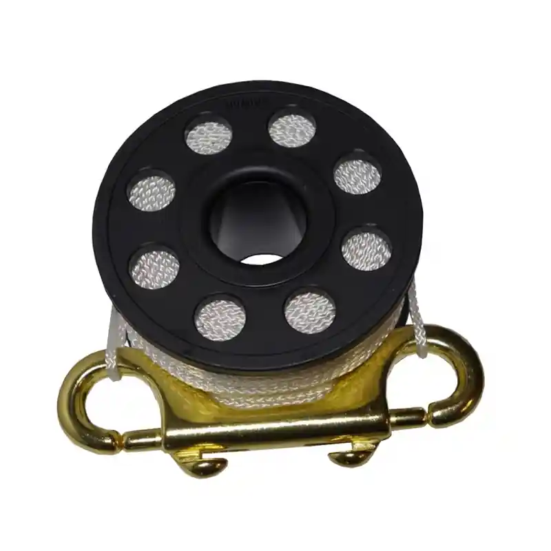 Sonderangebot Surfacemarker Mini Reel mit Messing Doppelkarabiner - 30 m