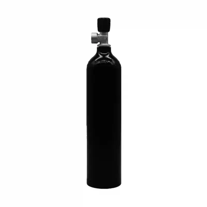 Abverkauf Polaris MES 2 L / 200 bar Aluflasche schwarz - Ventil 12800