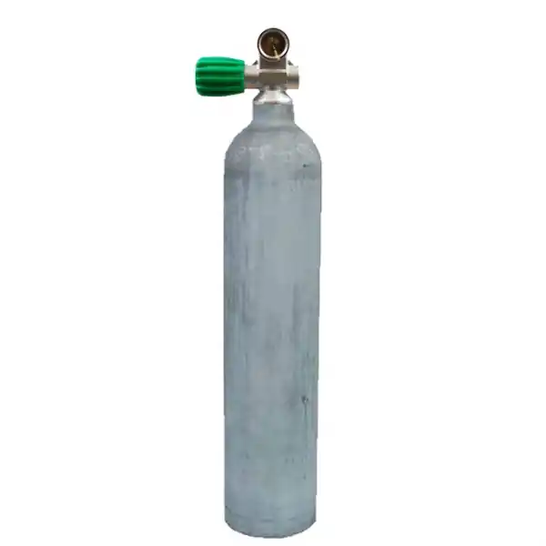 MES 7 L Aluflasche natur 200 bar mit Nitrox Ventil 12400 Bestseller
