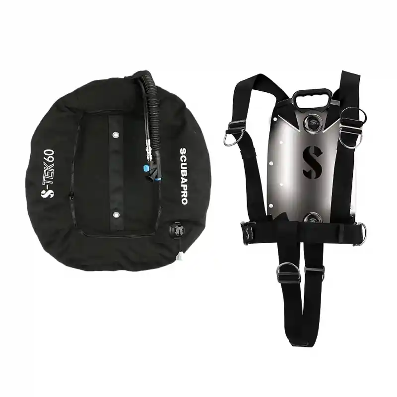 Neu Im Sortiment Scubapro S-Tek Pure System - Harness, Donut Wing 27kg
