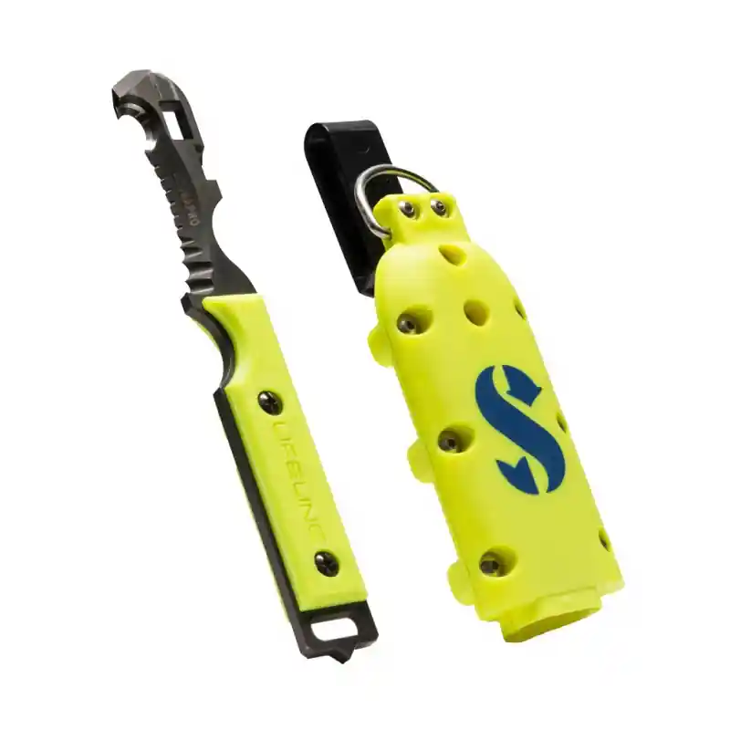 Abverkauf Scubapro - Lifeline JAWZ TI - Mehrzweck Rettungstool - gelb/schwarz