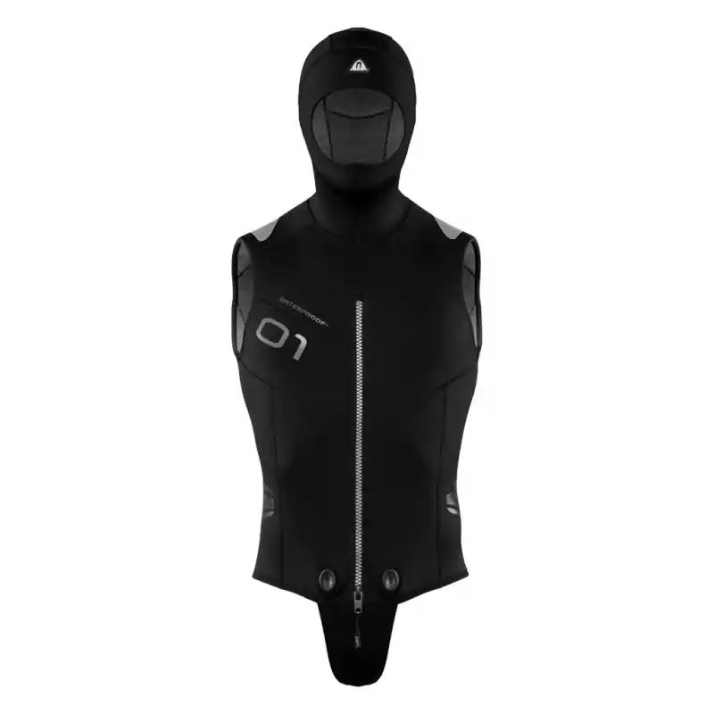 Neue Kollektion Waterproof O1 Kapuzenweste 5mm - Herren