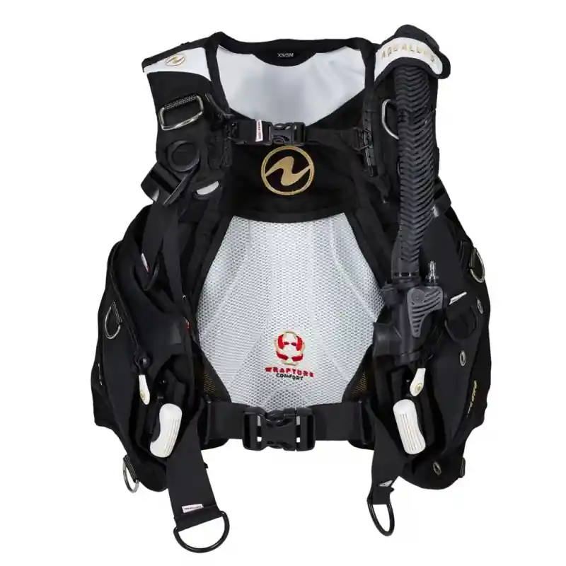 Finale Aktion Aqualung Axiom Tarierjacket - Damen - Weiss/Gold