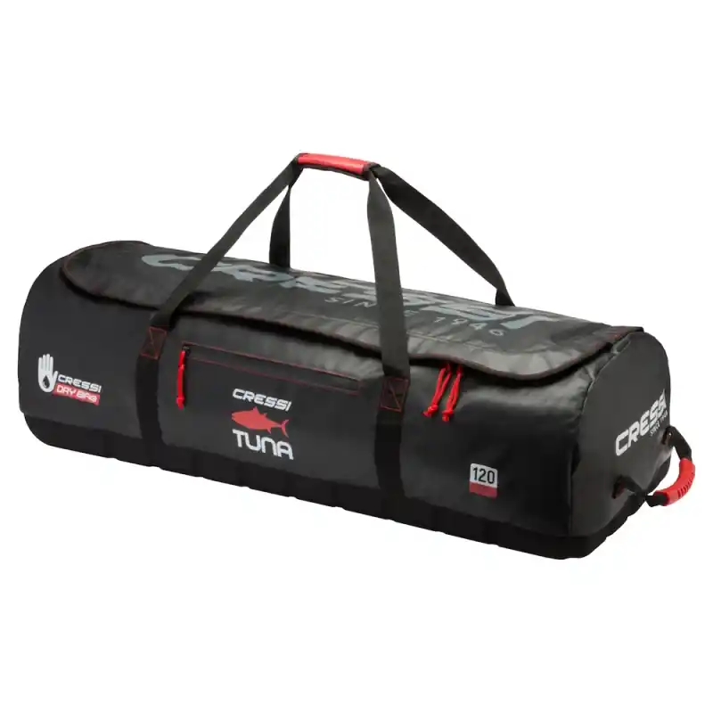 Cressi Tuna Roll-Tasche - schwarz/rot - 120L Nur Heute
