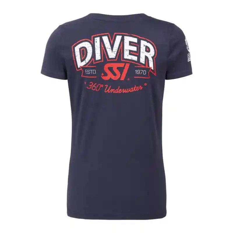 Top-Seller SSI Damen T-Shirt Round Neck DIVER