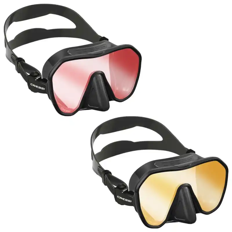 Solange Der Vorrat Reicht Cressi Z2 Maske UltraVision mit gefärbten Linsen