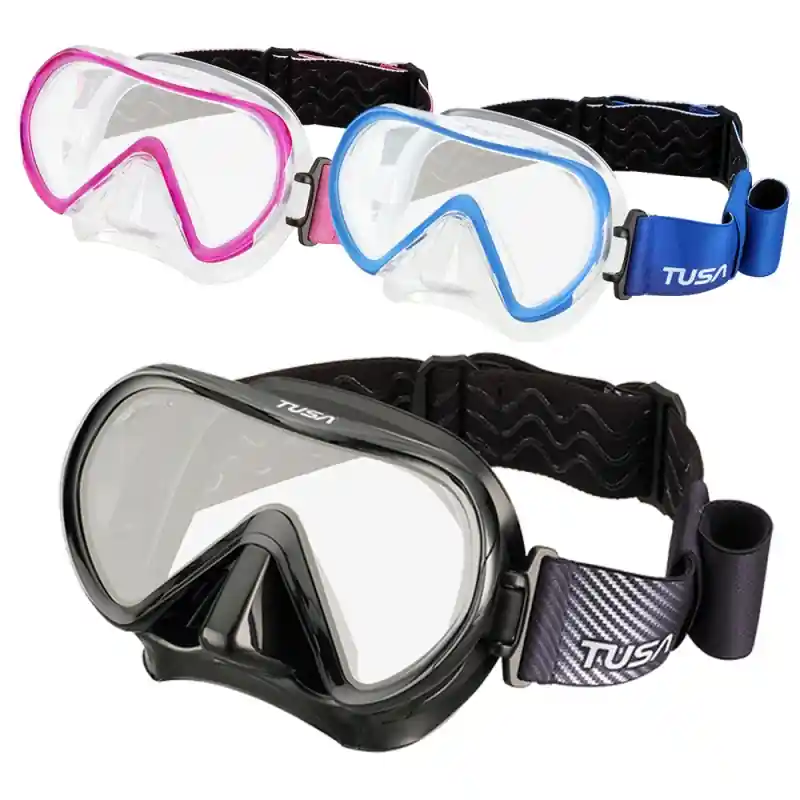 Tusa - Ino - Tauchmaske mit Fabric Strap Maskenband Solange Der Vorrat Reicht