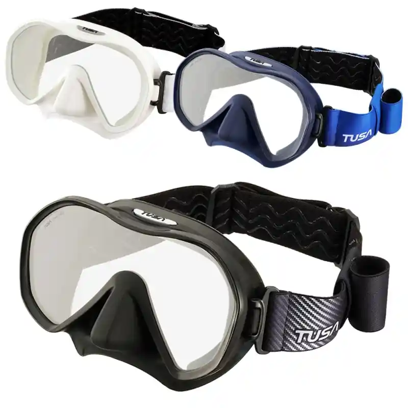 Tusa - Zensee - Tauchmaske mit Fabric Strap Maskenband Abverkauf