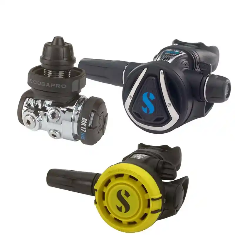 Begrenztes Angebot Scubapro - MK17 EVO2 DIN 300/C370/R105 Octopus - Atemreglerset