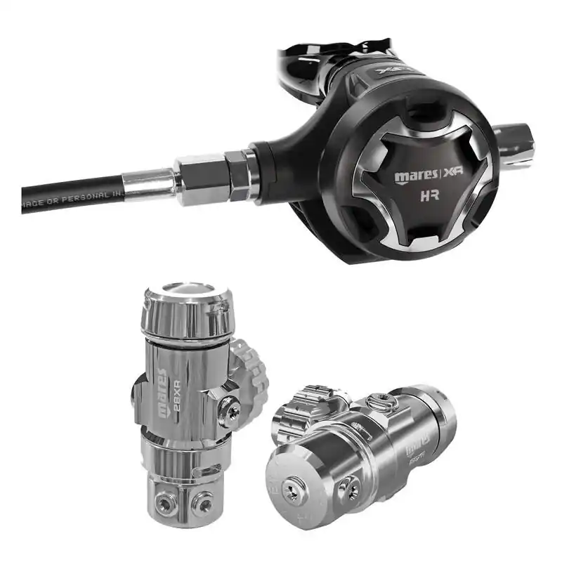 Zertifiziert Mares - 28XR TBP HR - Full Tek Sidemount Set - Kaltwasser Komplettset