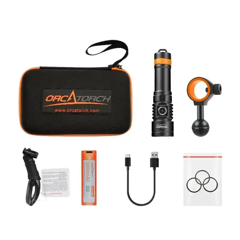 Neu OrcaTorch - D710V MK2 Videolicht mit 3 Farben - max. 2300 Lumen