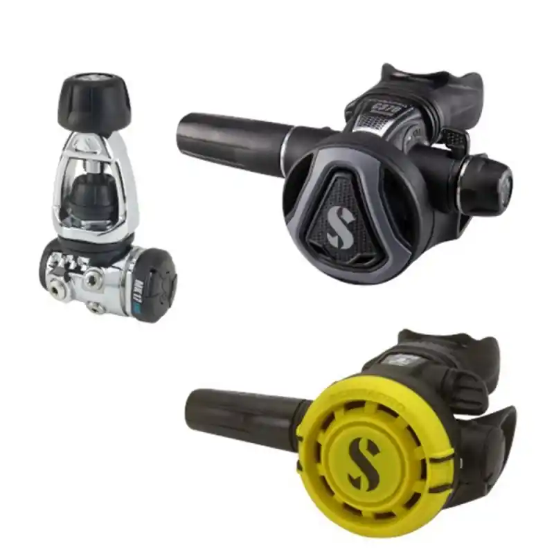 Meistverkauft Scubapro - MK17 Evo 2 INT 232/C370/R105 Octopus - Atemregler-Set - Farbe Schwarz/Graphit