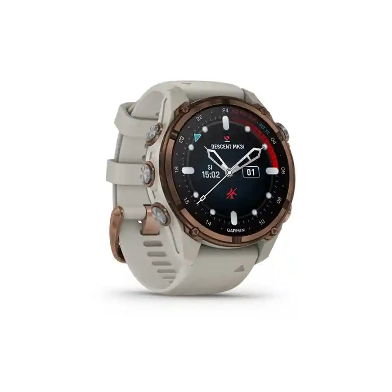 Garmin Descent MK3i - French Grey/Heritage Bronze Titan - 43mm - Silikonarmband Nur Für Kurze Zeit