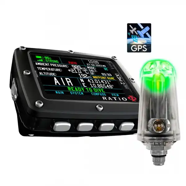 Beliebt Ratio - iX3M 2 GPS Tech+ Tauchcomputer inkl. Sender & Box