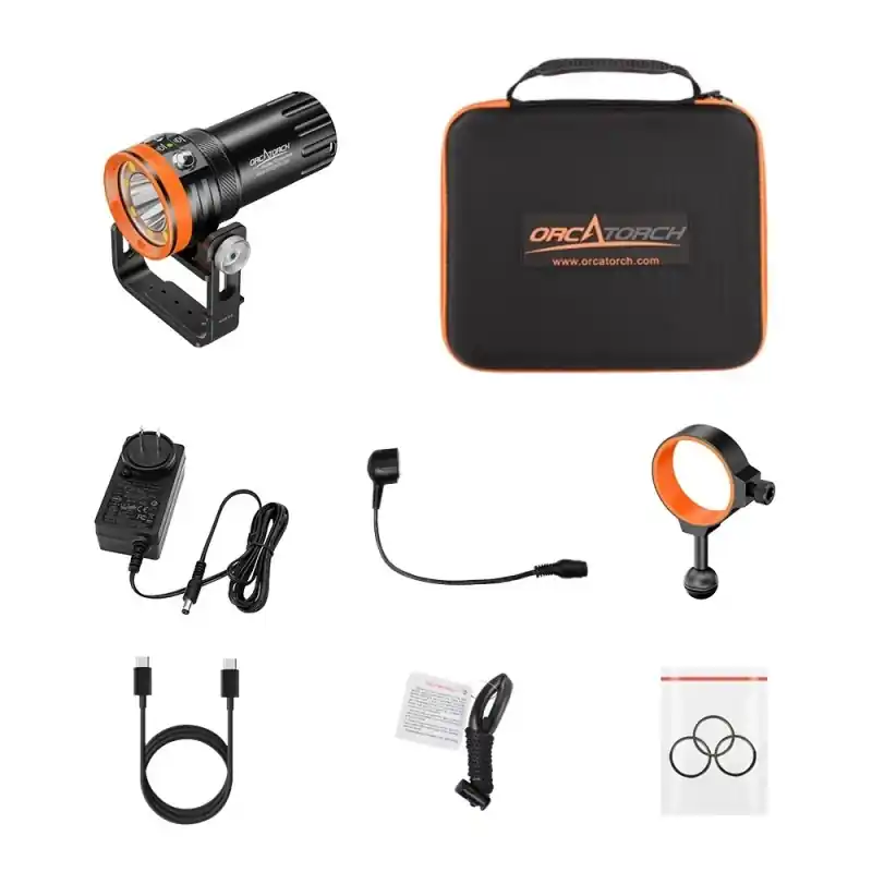 OrcaTorch - FlexDive Handheld - Dual Beam Spot & Flood - max. 8000 Lumen Top-Preis