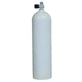 Highlight MES 11,1 L Aluflasche weiß 207 bar mit Ventil 12144