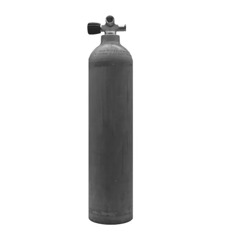 MES 7 L Aluflasche natur 200 bar mit Ventil 12544-LI Letzte Chance