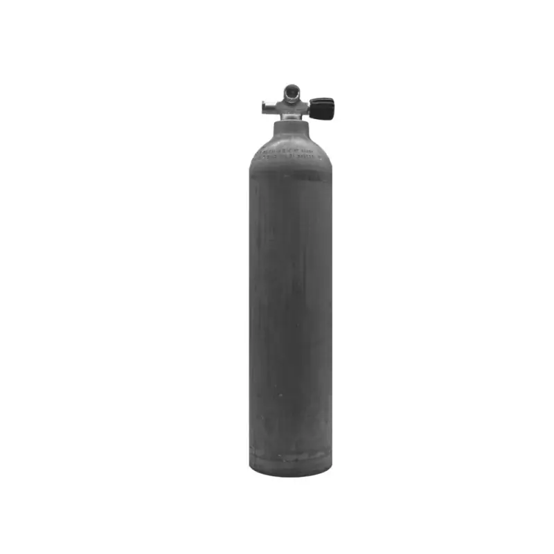 MES 7 L Aluflasche natur 200 bar mit Ventil 12544-RE Nur Für Kurze Zeit