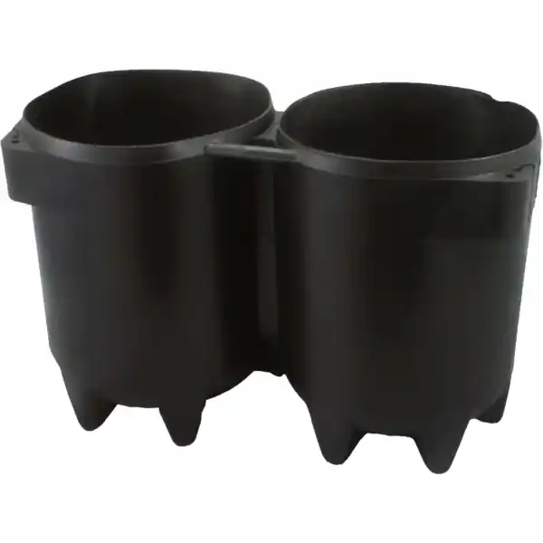Polaris Doppelstandfuß schwarz - 2 x 171mm - 10 L Schneller Versand