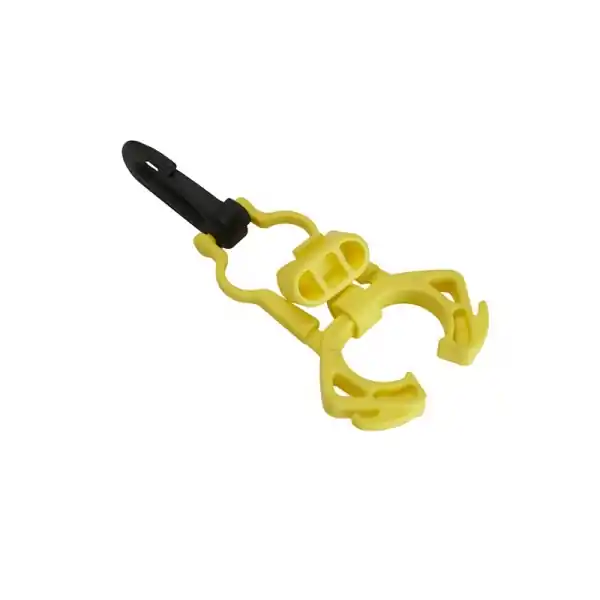 Markenware Octopushalter m. Haken - Yellow