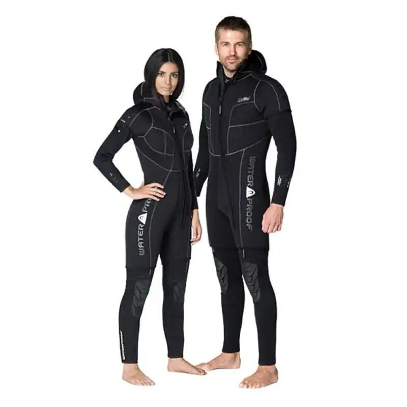 Waterproof Overvest - W-Serie - 5mm - mit Kopfhaube - Damen Highlight