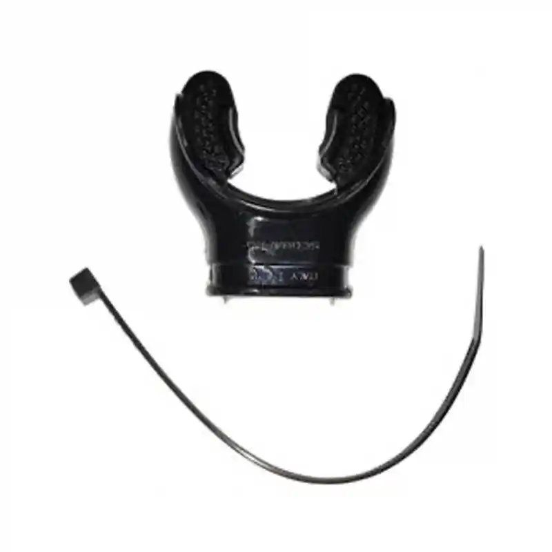 Sale SUPER COMFORT Silikon Mundstück - c/w Clip - schwarz
