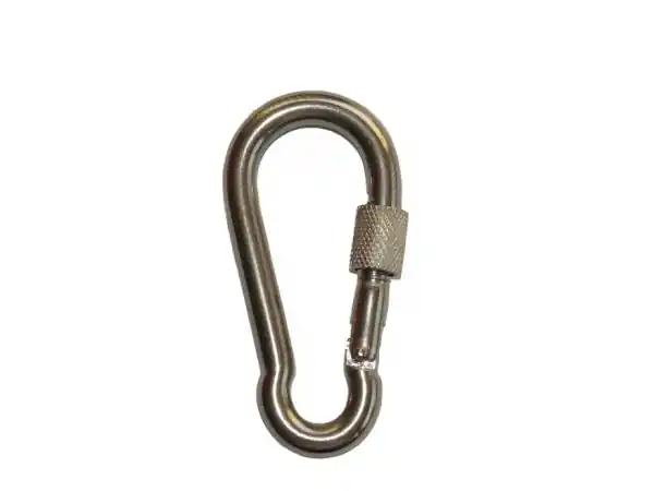 Sichere Zahlung M&M Karabiner mit Schraubverschluss - 80 mm