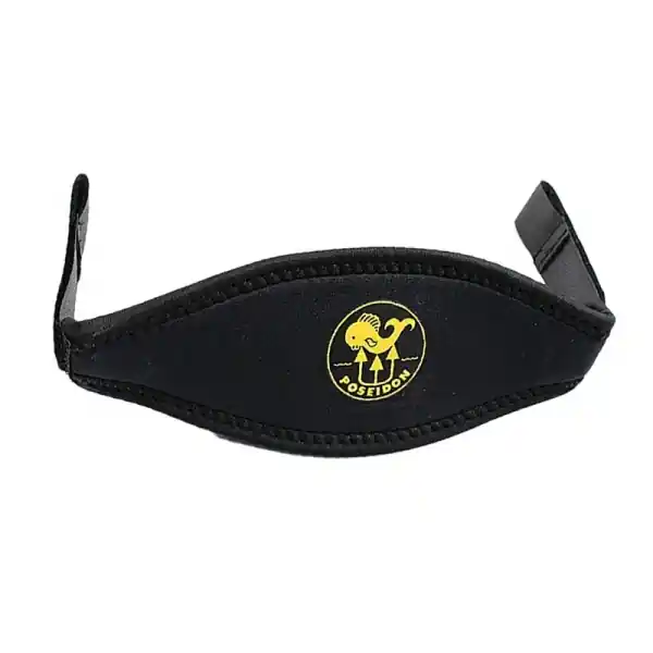Echt Poseidon Mask Strap Neoprene Black, Velcro