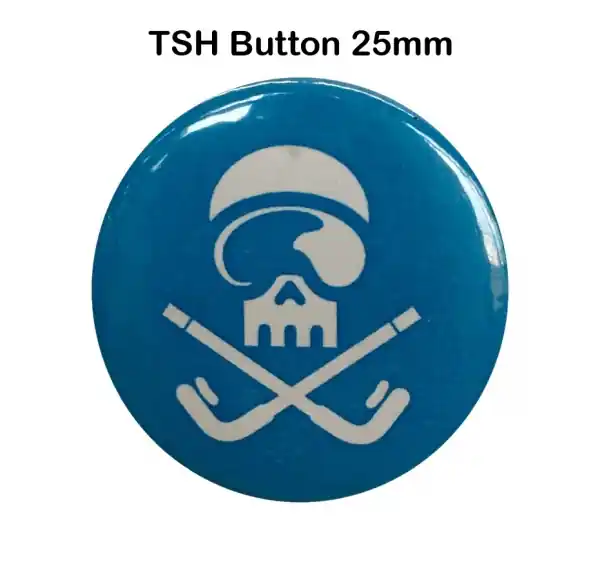 Beliebt TSH Skull-Button „Drück mich“ - 25mm