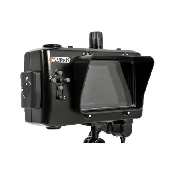 Nauticam Monitor Unterwassergehäuse für Small HD 502 H - NA-502H housing for Small HD 502 5-inch HD monitor with HDMI 1.4 input support Must-Have