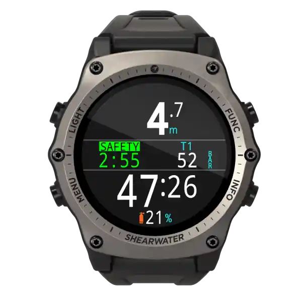 Shearwater Teric - Tauchcomputer Teric EU Silver Bezel Top-Seller