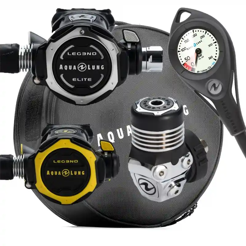 Aqualung Leg3nd Elite mit Octopus inkl. Finimeter - DIN Top-Preis