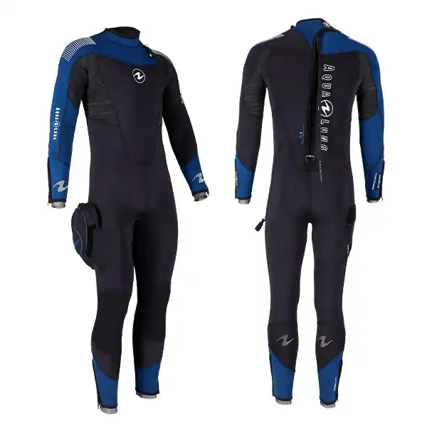 Nur Heute Aqualung Tauchanzug - Dynaflex Fullsuit - Herren - 7mm - Back Zip - Gr 3XL -