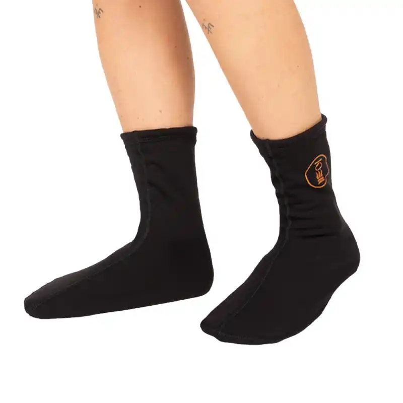 Fourth Element Xerotherm Socks - Schwarz/Orange Highlight