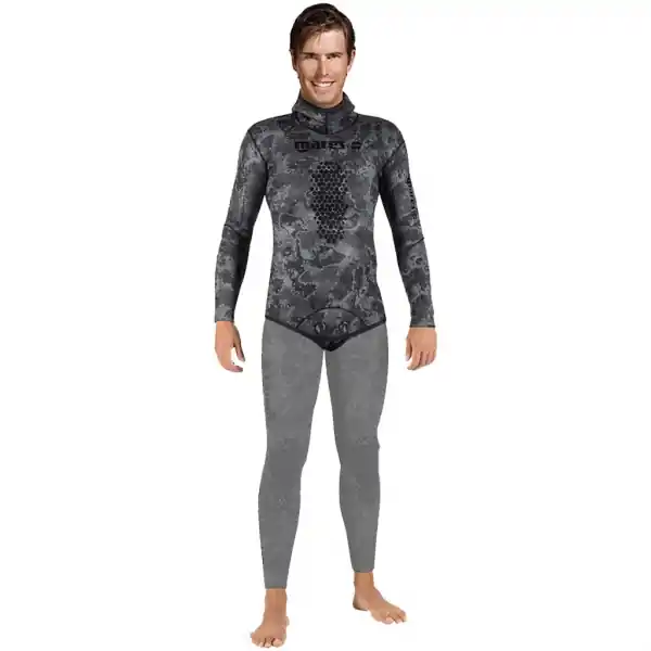 Highlight Mares Explorer Camo Black 70 - Open Cell Jacket - Apnoe