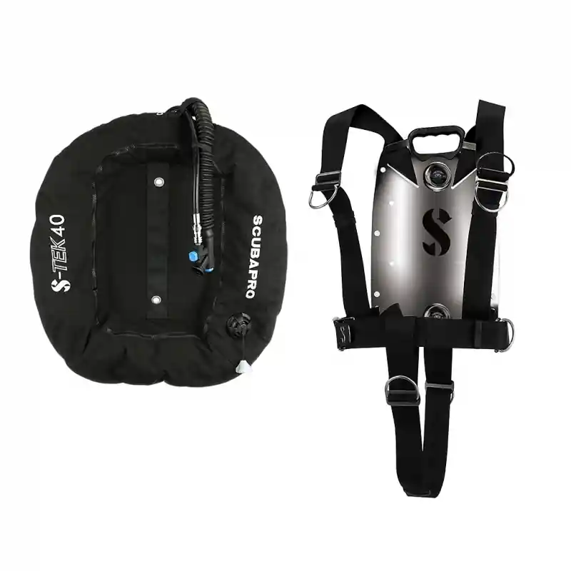 Versand Am Gleichen Tag Scubapro S-Tek Pure System Harness-Donut Wing-18kg