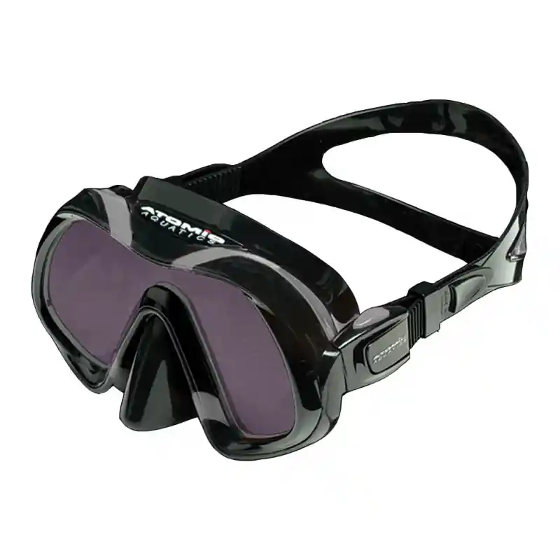 Atomic Aquatics Single Window Subframe Mask ARC, Black - Tauchmaske Kracherpreis