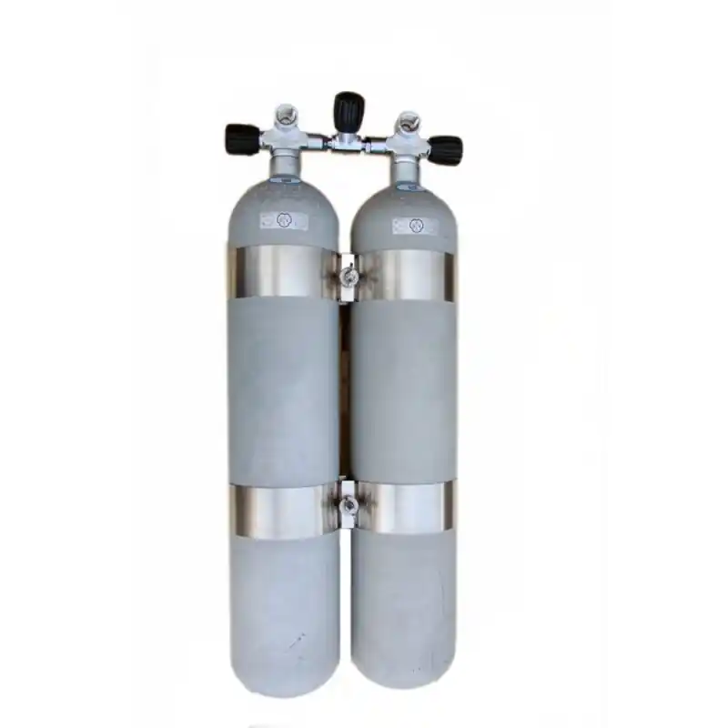 Faber Doppel 8 L/300 bar TG -Hot Dipped- mit V4tec Schellen und Absperrbrücke (schmaler Abstand) Wochenendangebot