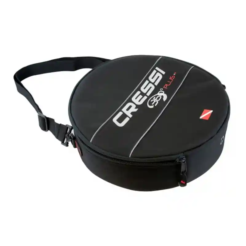Neue Kollektion Cressi - 360 Atemreglertasche - schwarz/rot