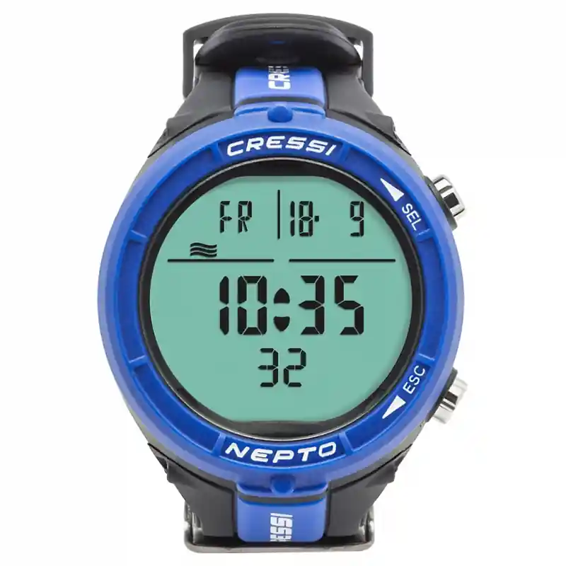 Saisonangebot Cressi Nepto Frei-Tauchcomputer - blau