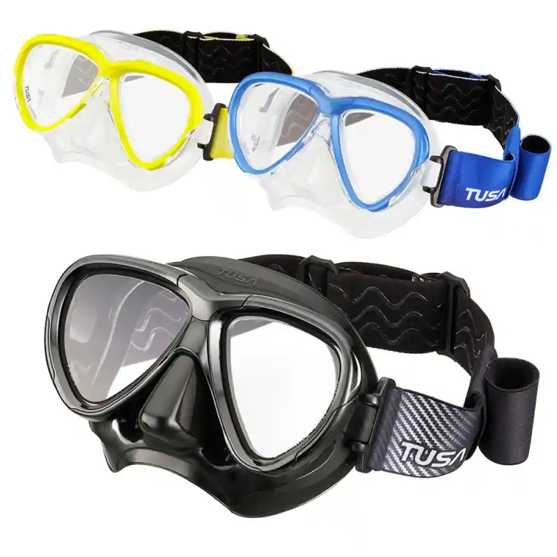 Neuheit Tusa - Intega - Tauchmaske mit Fabric Strap Maskenband